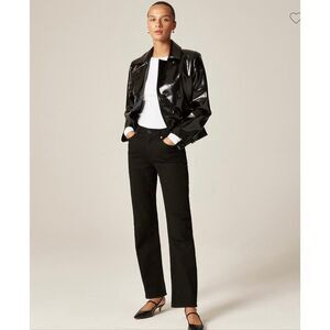 J. Crew Nipped straight jean in Black NWT Size 29